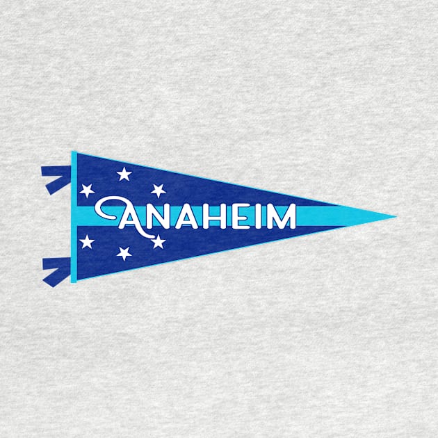 Anaheim Flag Pennant by zsonn